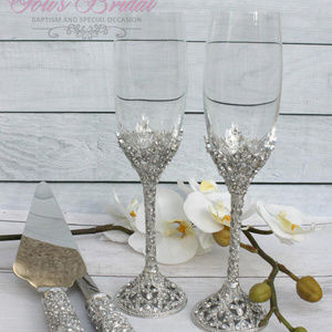 Swarovski Toasting Set-Wedding